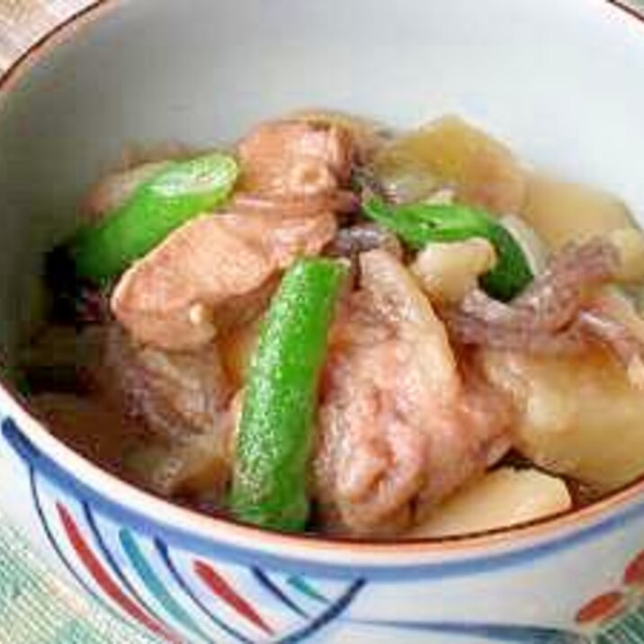 新玉ねぎがとろけてあま~い うちの鶏じゃが
